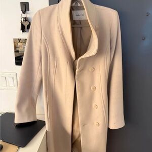 Babaton Elegant Cream Trench Coat